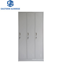 Best Quality School Metal Steel 3 Door Cloth Lockers